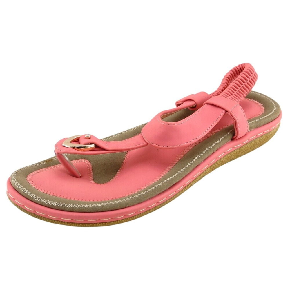 Generic Surplus Sz 39 M Pink‎ Thong Synthetic Women Sandals